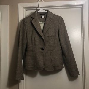 J Crew size small tan wool blazer